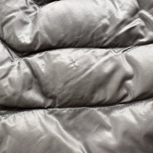 The North Face Summit Series Jacket Womens LG Gray 800 Fill Goose Down Pertex - Picture 6 of 12
